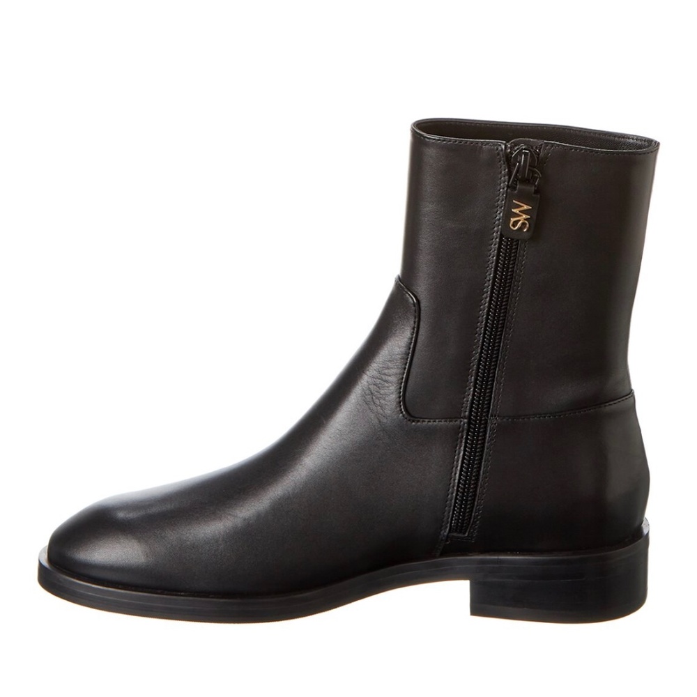 Stuart Weitzman Kye Zip leather Booties 5.5 -  $595 Original Price